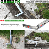 GREBSTK Crack Weeder Crevice Weeding Stainless Steel Sharp Lightweight Tool