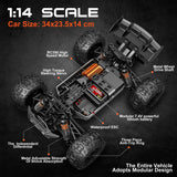 X-TMAGA 1:14 All Terrain RC Cars, 4WD Off-Road Remote Control Car (HS14323)