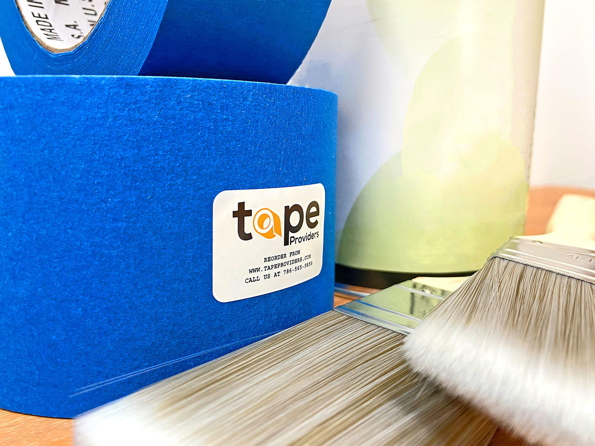 Made in USA Blue Painter’s Tape - 3 inch x 60 yds. (16 Pack) Thick & Wide Masking Tape for Safe Wall Painting, Building, Remodeling, Labeling, Edge Finishing