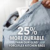 Glad ForceFlex MaxStrength with Clorox Trash Bags, 13 Gal, Mountain Air, 90 Ct, Pack May Vary