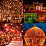 300 LED Halloween Lights, 98.5FT Halloween String Lights with 8 Lighting Modes, Waterproof & Connectable Mini Light, Plug in for Indoor Outdoor Holiday Christmas Party Bedroom Decorations (Orange)