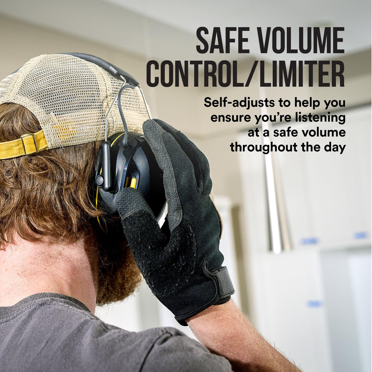 3M WorkTunes Connect Wireless Hearing Protector with Bluetooth Technology, Bluetooth Hearing Protection with a 26 dB Noise Reduction Rating