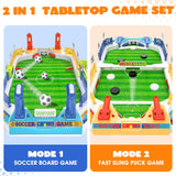 Mini Soccer Board Game for Kids, Birthday Christmas Soccer Gifts for 3 4 5 6 7 8-12 Year Old Boys, Football Table Toys, Pinball Interactive Sports Game for Indoor, Home Party, Family, Playroom, Travel