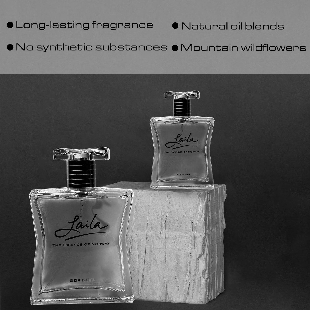 Geir Ness - Laila Eau De Parfum Spray - Long Lasting Fresh, Airy and Clean Fragrance