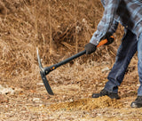 Fiskars Pro IsoCore 36" 2-in-1 Pickaxe & Hoe, Shock Reduction, 5 lb