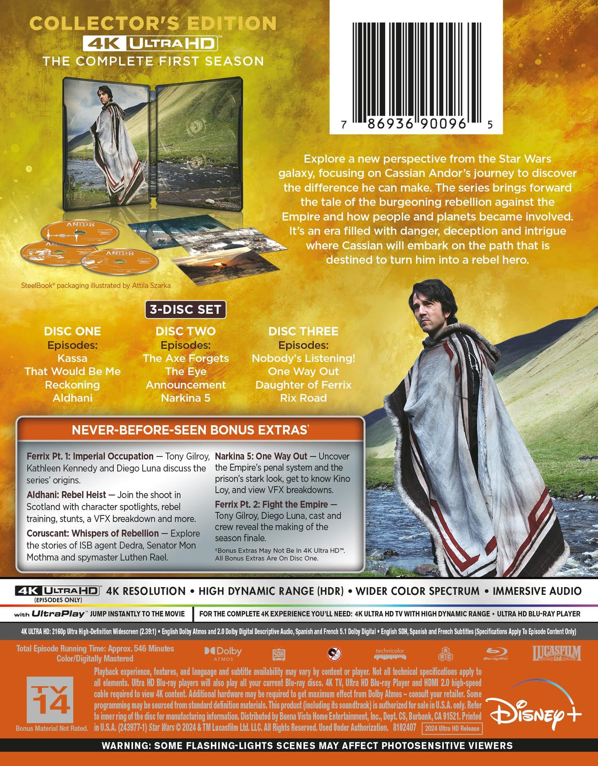 Star Wars: Andor - The Complete First Season [Blu-ray]