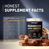 nutriyum Mushroom Gummies 10 Blend 120 pcs - Lions Mane, Ashwagandha, Turkey Tail, Cordyceps, Chaga, Reishi Mushroom Complex - Mushroom Supplement for Immune, Energy, Clarity & Cognitive