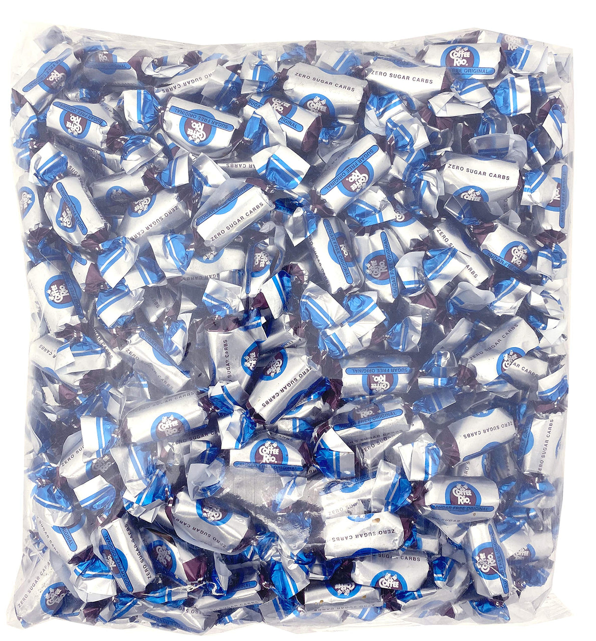 Coffee Rio Sugar-Free Coffee Rio Coffee Bulk Candy, 3 Pound Bag Individually Wrapped Sugar-Free Coffee Candy, Kosher Candy (Sugar-Free Original)