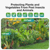Garden Netting Pest Barrier: Ultra Fine 15'x20' Bug Netting