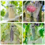 20 Pcs 8 x 12 Inch Stainless Steel Fruit Protection Bag, Wire Cover Bag