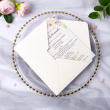 PONATIA 50 PCS/Pack 80lb Thick A7 Envelopes, 5.27 x 7.48'' Sparkle Ivory Heavy Duty Envelopes, Perfect for 5x7 Envelope Wedding Invitation Cards, Christmas Gift Cards, Acrylic Invitations, Photos