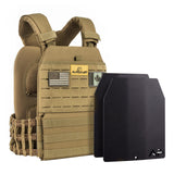 AmStaff Fitness Tactical Weighted Vest - Adjustable Weight Vests for Men & Women - Versatile Wearable Weighted Vest for Fitness Workouts, Strength and Endurance Training, Running, WO - (30lb)