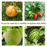 UCandy Pack 10 Plant Melon Supports Cages Cradles Trellis for Watermelon, Cantaloupe, Pumpkins, Strawberries Avoid Ground Rot (Light grenn)
