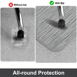 Perfect for Carpet Floors: Protect Your Floor from Scratches and dust of Any Kind with This Perfect Chair mat for Carpeted Floors. The Office Chair mat is Designed for Most Carpet Floors.
