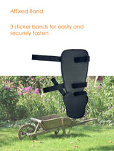 Protective Shin Guard Brush Gaiter Lite Version with a Layer of Sponge Cushion for Trimming Weed Eating Mowing Cutting Waterproof