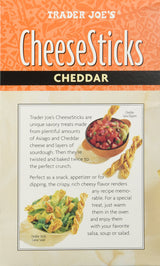 Trader Joe's Sharp Cheddar Sourdough Cheese Sticks