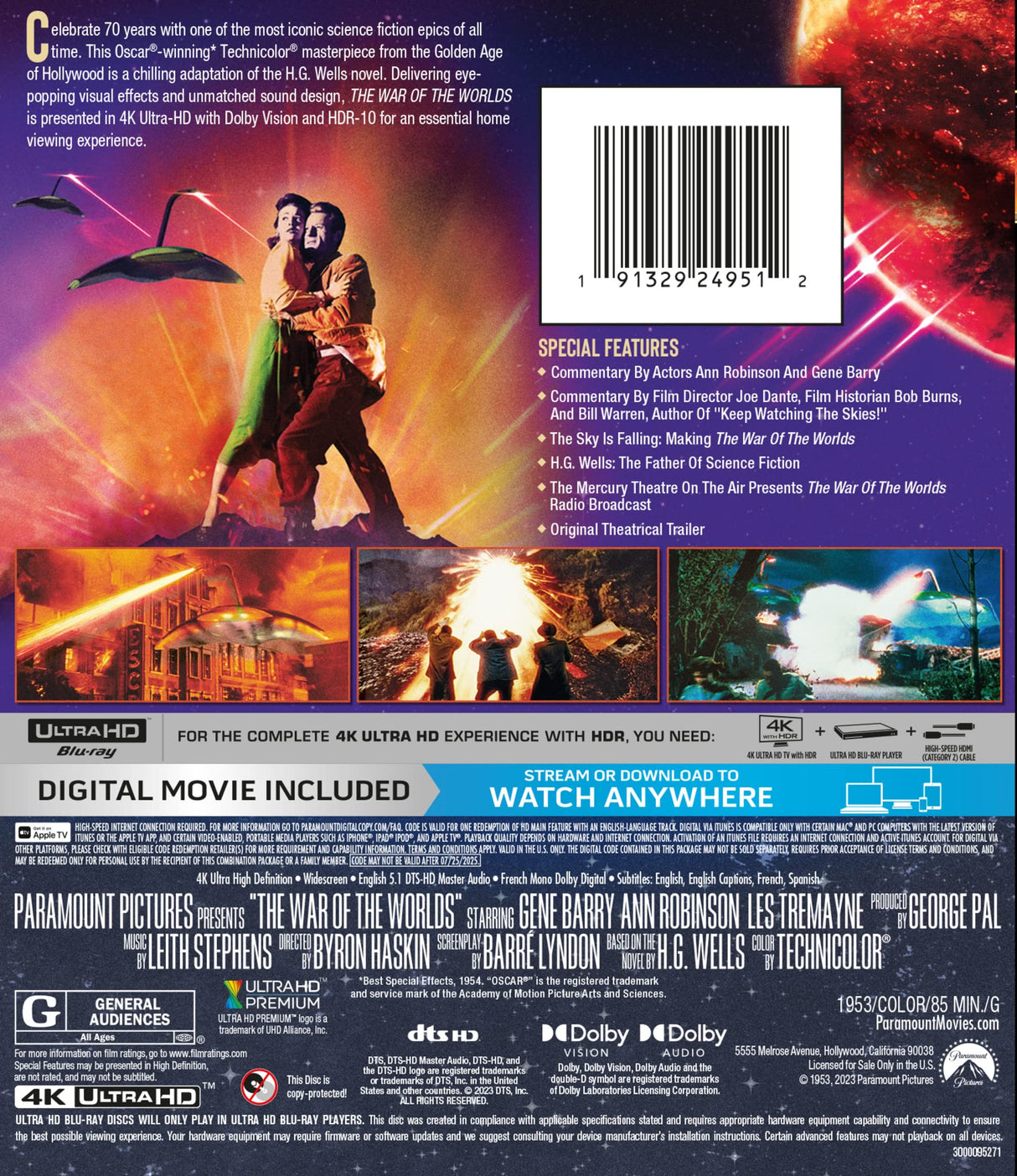 The War of the Worlds (1953) [4K UHD]