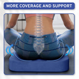 ComfySure Extra Large Wheelchair Seat Cushion - Firm Memory Foam Chair Pad for Wheelchair, Recliner, Office, Car & Bariatric Overweight Users 19”x17”x3”