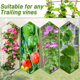 Avalution 10 Pack Bamboo Trellis for Climbing Plants, 4 FT Garden Ladder Trellis for Potted Plants Indoor, Fan-Shaped Small Plant Support Trellis for Houseplants Ivy Hoya Vine Monstera