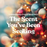 Yankee Candle Shimmering Christmas Tree Scented Candle, 22oz Large Jar with up to 150 Hour Burn Time, Giftable, Holidays