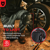 NoCry Professional Construction Knee Pads for Men and Women with Non-Slip Heavy Duty Cap and Ankle Support — Thick Foam and Gel Cushioning — Reinforced, Adjustable Straps and Military Grade Rivets