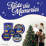 Royal Dansk Holiday Cookie 4 Pack, Exclusive Amazon Multipack of Original Danish Butter Cookies, Festive Tins for Christmas Gifts, Made with Real Butter, Non-GMO Ingredients