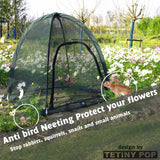 2pcs Quick Set up Pop up Garden Netting 28”x28”x32”Portable Plant Cover Net ,Locusts,Birds,Small Animal Garden Fruit and Flower Cages Portable Carry Bag with 16 Stakes
