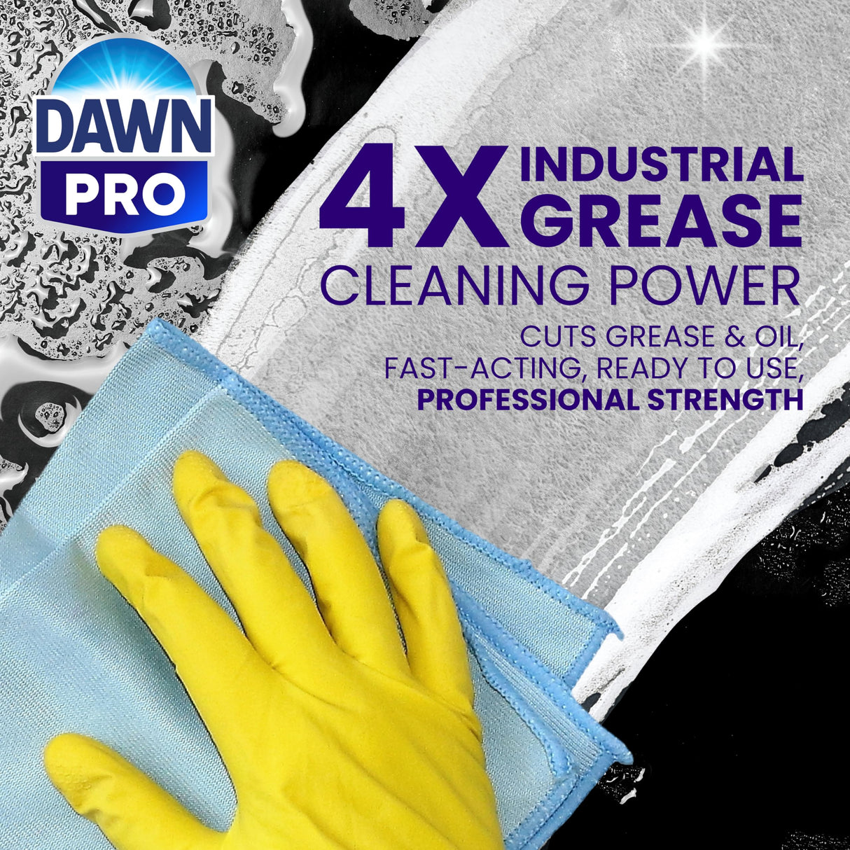 Dawn PRO Industrial Surface Degreaser, Bulk Foaming Spray for Cleaning Grease Buildup in Commercial Kitchens, 32 fl oz (Case of 6)