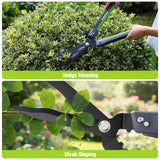 WORKPRO 23” Hedge Shears, Foldable Hedge Clippers for Most Garden Plants