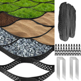 Gravel Grid 4 x 33 FT,2"Depth HDPE Ground Grid for Gravel,Geogrid Driveways
