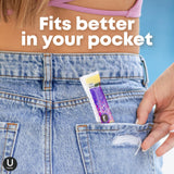 U by Kotex Click Compact Tampons, Regular Absorbency, Unscented, 128 Count (8 Packs of 16) (Packaging May Vary)