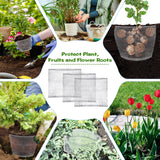 Yaocom 10 Pcs 15 Gallon Gopher and Vole Wire Baskets Stainless Steel Plant Root Protector Gopher Cages for Tree Flowers Vegetables Garden Underground Protection