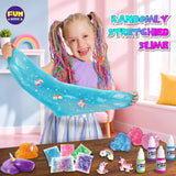 Fluffy Unicorn Slime Kit for Girls, FunKidz Cloud Slime Gift for Ages 6+ Kids Fun Slime Making Kit Awesome Craft Toy Birthday Present Ideas