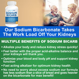 Sodium Bicarbonate 650 Mg Tablets - Delayed Release for Normal Kidney Function - Baking Soda Tablets, Sodium Pills, Bicarbonato De Sodio para Tomar, Bicarbonate of Soda - 30 Capsules