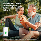 Hearing Aids for Seniors, Rechargeable Hearing Aids with Bluetooth, Hearing Amplifier for the Hearing Loss, Hearing Your Voice