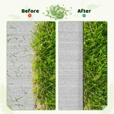 Yawfold Landscape Edging - 4Inch x 66FT Garden Border with 200 PCS Spikes, Plastic Lawn Edging for Flower Bed, Pathway and Yard