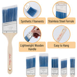 Bates 3-Inch Angle Paint Brushes (12 Pack) - Treated Wood Handle, Perfect for Walls & Furniture