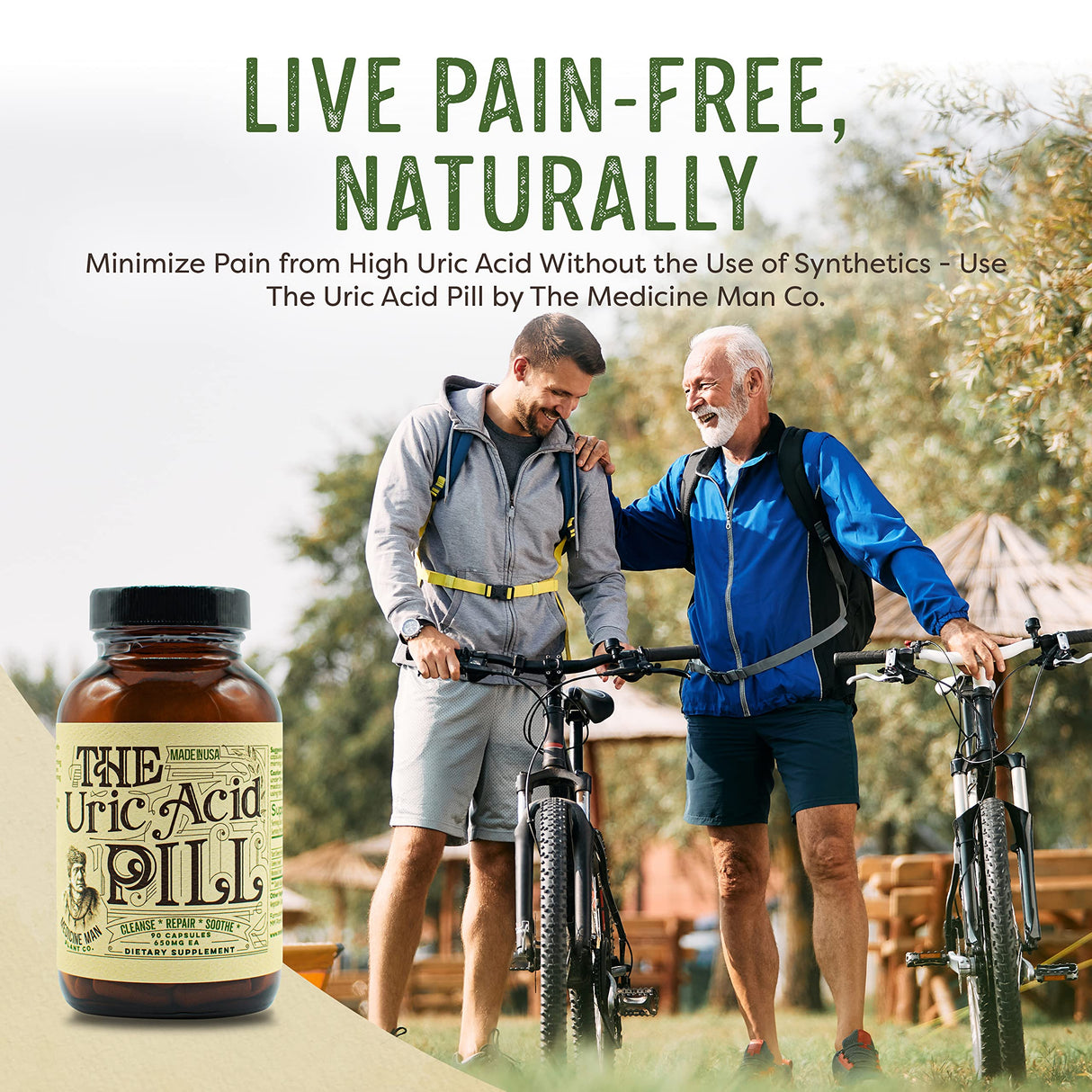 The Uric Acid Pill 90 Capsules - Uric Acid Supplement with Tart Cherry Extract, Celery Seeds, and Burdock Root - Uric Acid Support Supplement containing Non-GMO and Herbal Ingredients