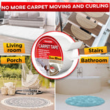 Trazon Carpet Tape Double Sided - Rug Tape Grippers for Hardwood Floors and Area Rugs - Carpet Binding Tape Strong Adhesive and Removable, Heavy Duty Stickers Tape, Residue Free (2 Inch / 30 Yards)
