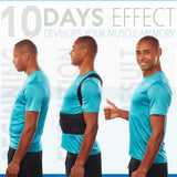 Back Brace Posture Corrector for Men and Women - Adjustable Posture Brace for Upper and Lower Back Pain Relief - Muscle Memory Support Straightener (Medium)