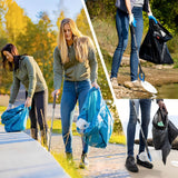 Grabber Reacher Tool - Foldable Gripper and Reaching Tool - Heavy Duty Pick Up Stick Grabbers for Seniors, Trash, Surgery Recovery Must Haves Gifts, 32” Picker Upper Grabber (Blue)