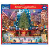 White Mountain Rockefeller New York Christmas Puzzles 1000 Pieces Jigsaw Puzzle for Adults and Family
