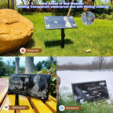 Human Memorial Stones Personalized, Grave Markers, Customized Permanent Use Porcelain Photo, Memorial Plaque Outdoors, Headstones for Graves