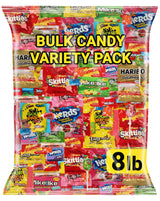 Halloween Bulk Candy Variety Pack 8 LB - Individually Wrapped Candy Mix