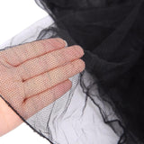 Black DIY Mosquito Net Fabric | 10x10 FT Netting | Insect Cover for Garden