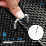 Super Geotextile Landscape Staples - Heavy Duty 11 Gauge Galvanized U-Shaped Sod Pins for Weed Barrier and Landscaping Fabric Stakes - 1" x 6" (100 pcs)