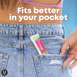 U by Kotex Click Compact Tampons, Super Absorbency, Unscented, 192 Count (6 Packs of 32) (Packaging May Vary)