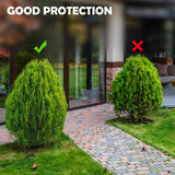 codree 3 Pcs Deer Netting for Shrubs- 7.8 x 7.8 Ft Deer Plant Netting Cover- Reusable Garden Plants Mesh Netting to Protect Undershrub Plant from Deer, Birds and Other Animals