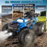 Barlisam Remote Control Car, All-Terrain Remote Control Truck for Boys 8-12, Headlight, 1:20, 10KM/H, 2.4GHZ, Speed-Friendly, Sturdy, Rechargeable RC Cars for Boys 4-7 Christmas, Beginner, Kids 6-12