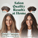 Herbatint Permanent Hair Dye - 4N Chestnut - For Up To 100% Gray Coverage of Resistant Gray Hair - Ammonia-Free, Alcohol-Free & Vegan - Salon Influenced Hair color 5.75 fl oz (4 Pack)